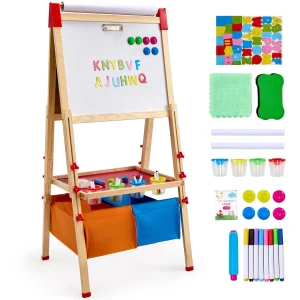 Magnetic Drawing Board With Baskets