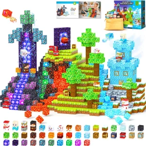 Fun 200 PCS Magnetic Blocks