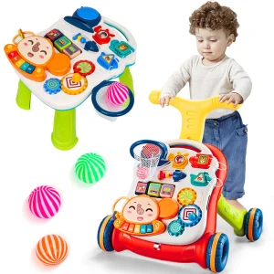 3-in-1 Multifunctional Toddler Walking Cart